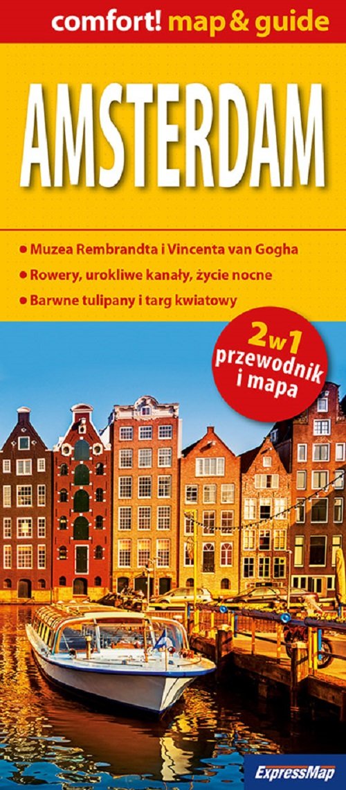 Comfort! mapguide. Amsterdam 2w1. Przewodnik i mapa (skala 1:15 000)