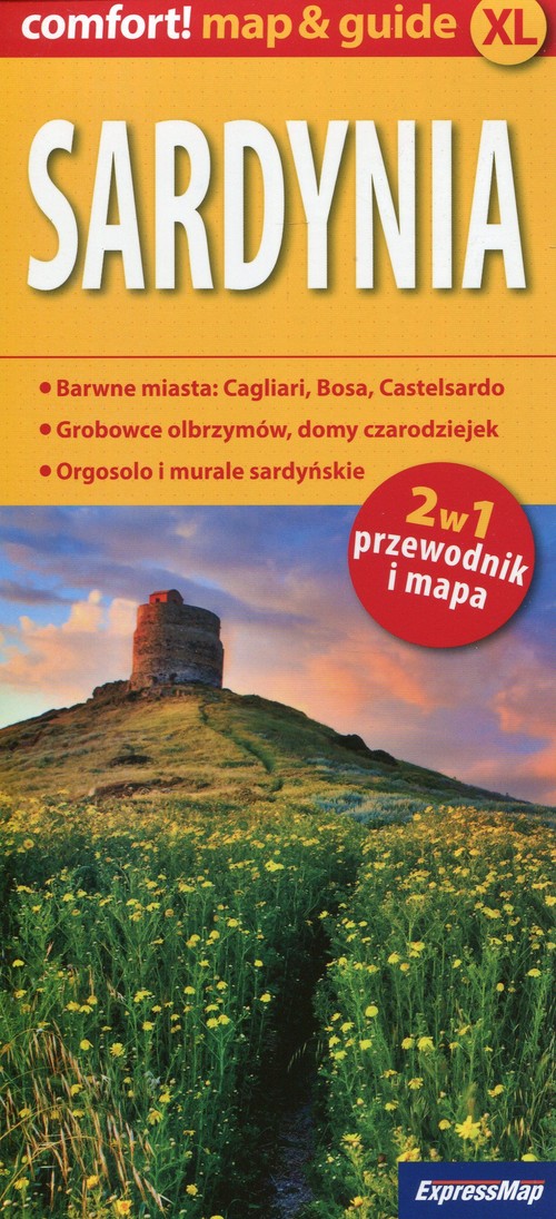 Comfort! mapguide. Sardynia 2w1 Przewodnik i mapa