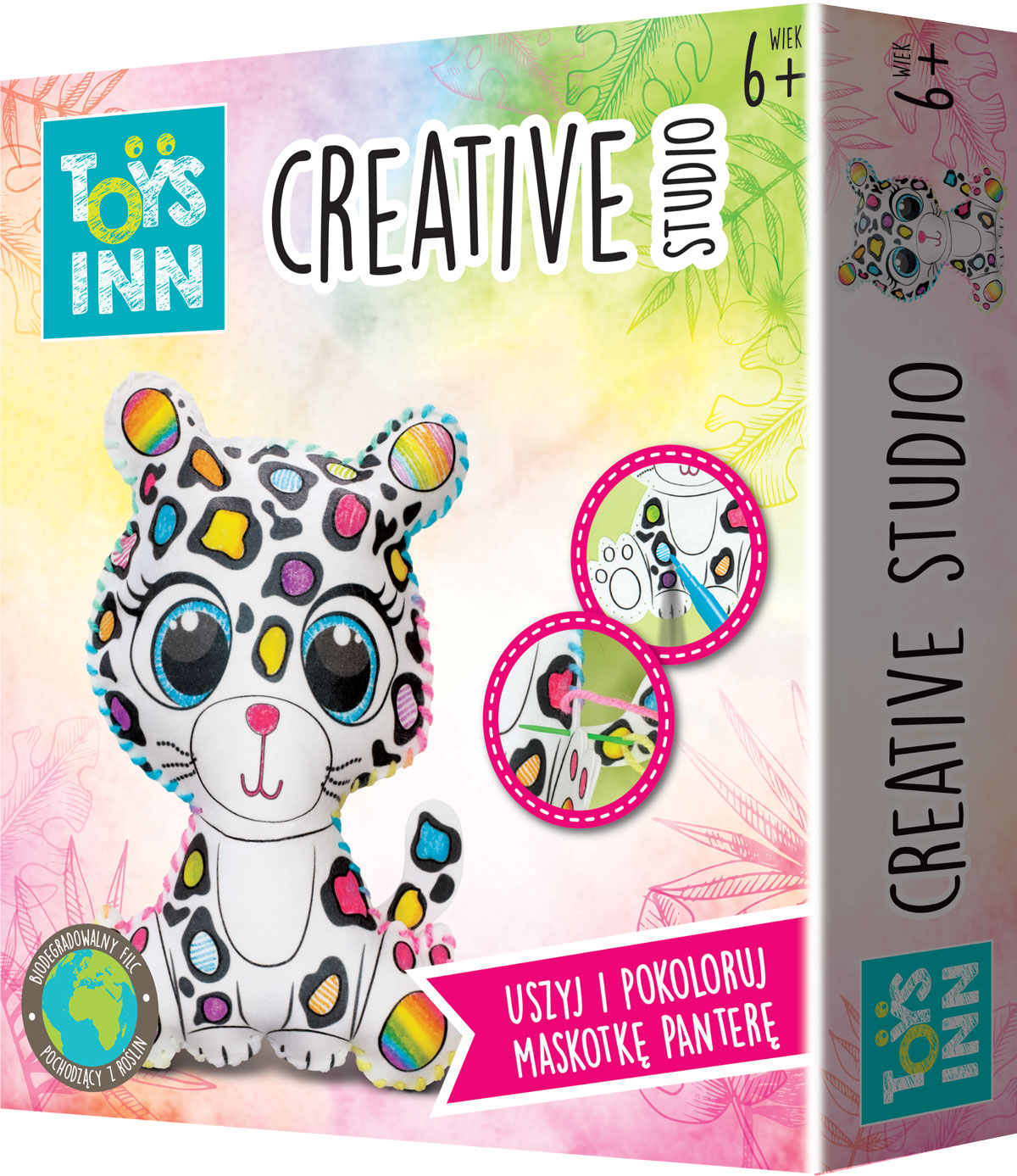 Creative Studio Pantera Zestaw do szycia i kolorowania