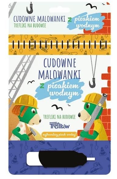 Cudowne malowanki z pisakiem wodnym Na budowie