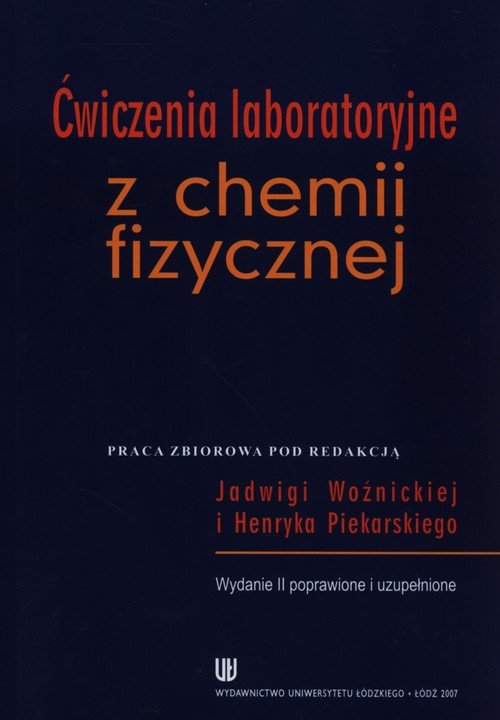 Ćwiczenia laboratoryjne z chemii fizycznej