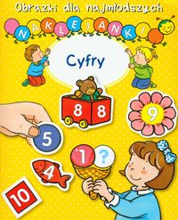 Cyfry Obrazki dla najmłodszych Naklejanki