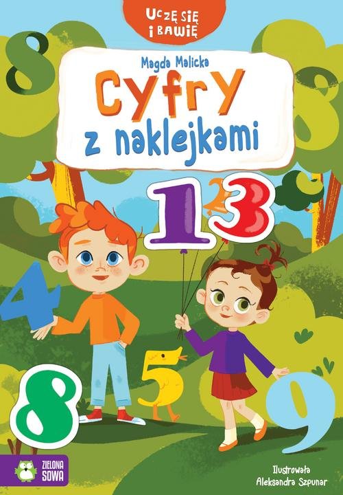 Cyfry z naklejkami