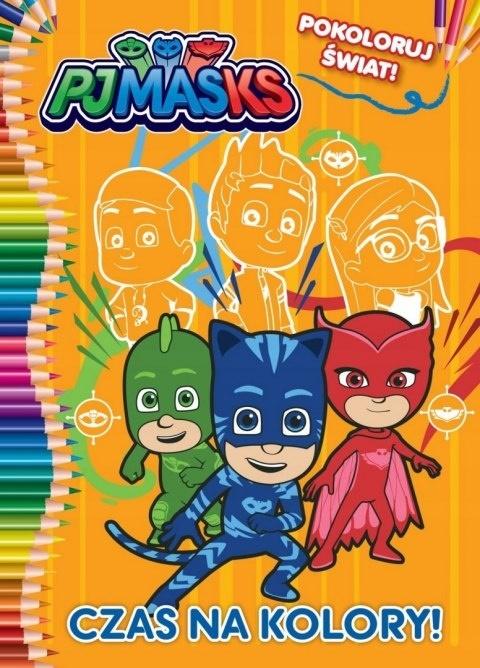 Czas na kolory! Pokoloruj świat! PJ Masks