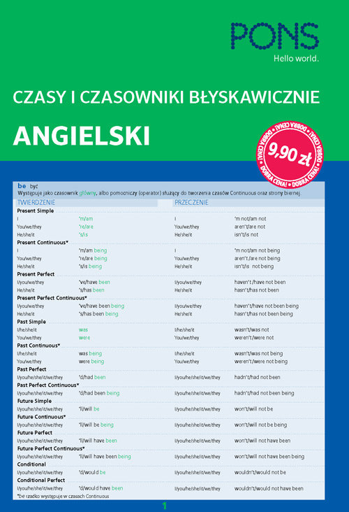 PONS. Czasy i czasowniki błyskawicznie. Angielskie