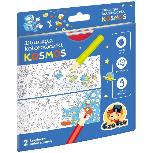 CzuCzu Dłuuugie kolorowanki Kosmos