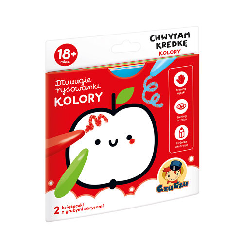 CzuCzu Dłuuugie rysowanki Chwytam kredkę Kolory