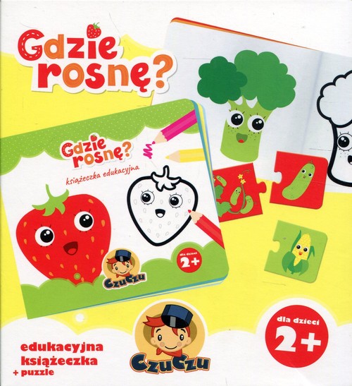 CzuCzu Gdzie rosnę? Edukacyjna książeczka + puzzle