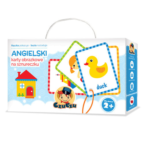 CzuCzu Karty obrazkowe na sznureczku Angielski