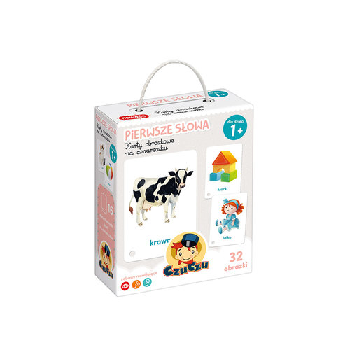CzuCzu Karty obrazkowe na sznureczku Pierwsze słowa
