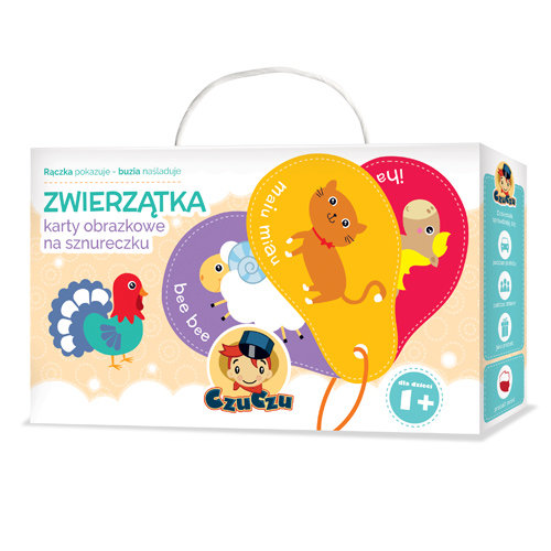 CzuCzu Karty obrazkowe na sznureczku Zwierzątka