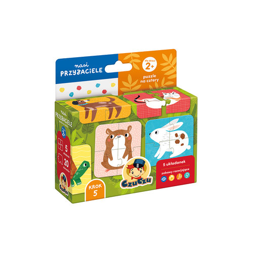 CzuCzu Nasi przyjaciele Puzzle na cztery 2+