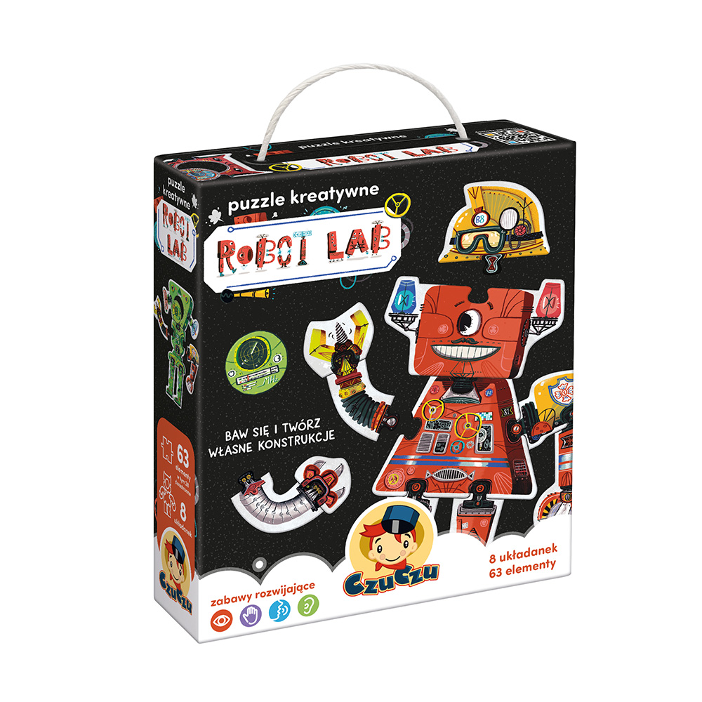 CzuCzu Puzzle kreatywne Robot Lab 3+