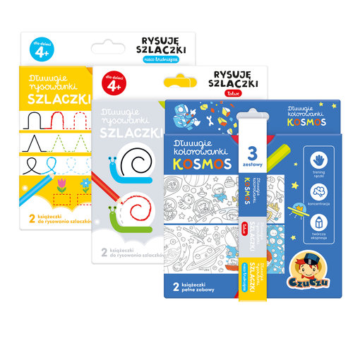 CzuCzu Zestaw rysowanek Kosmos 4+