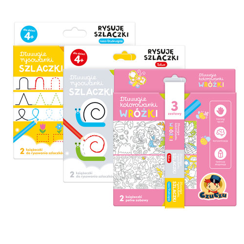 CzuCzu Zestaw rysowanek Wróżki 4+