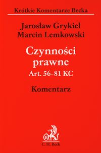 Czynności prawne Art. 56-81 KC