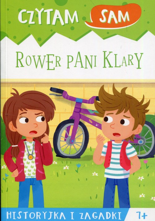Czytam sam Rower Pani Klary Historyjka i zagadki