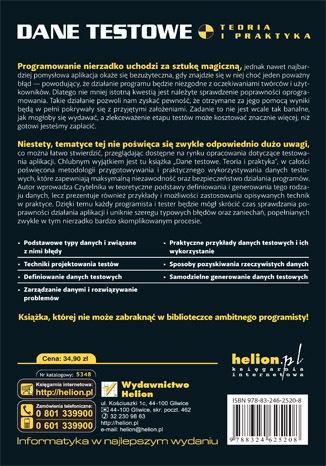 Dane testowe. Teoria i Praktyka