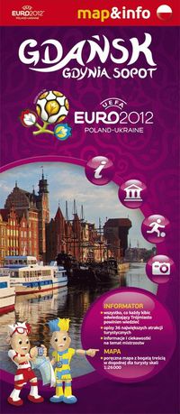 Danzig Gdingen Zoppot / Gdańsk, Gdynia, Sopot Euro2012 mapa i przewodnik
