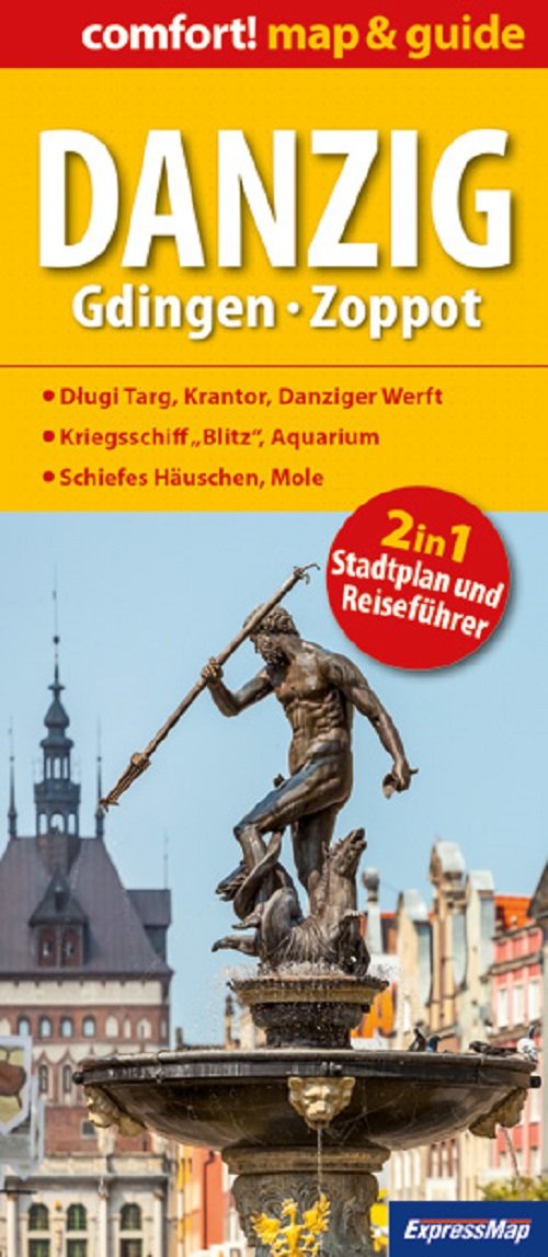 Danzing Gdingen Zoppot 2w1 Przewodnik i mapa