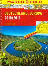 Deutschland Europa 2010/2011 mapa 1:300 000 Marco Polo