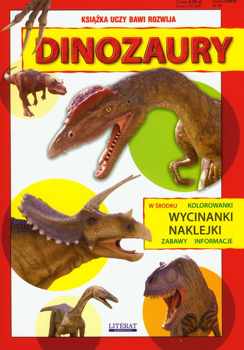 Dinozaury Książka uczy bawi rozwija
