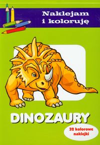 Dinozaury Naklejam i koloruję