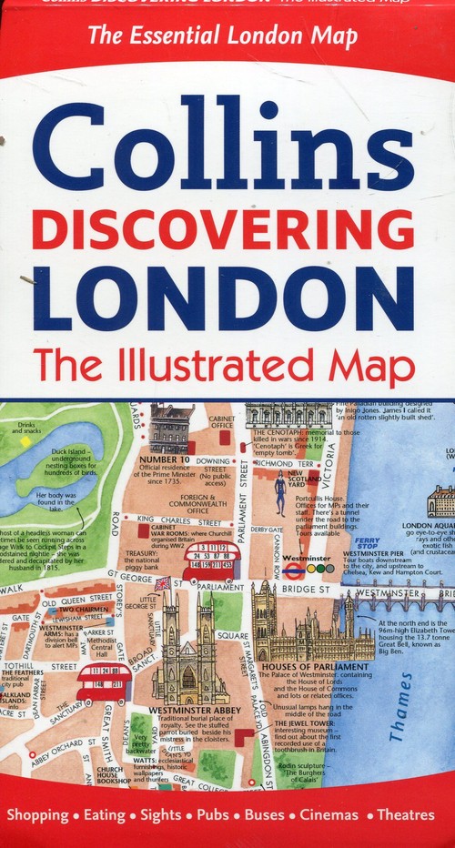 Discovering London Illustrated Map