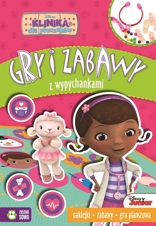 Disney Junior. Klinika dla pluszaków. Gry i zabawy z wypychankami