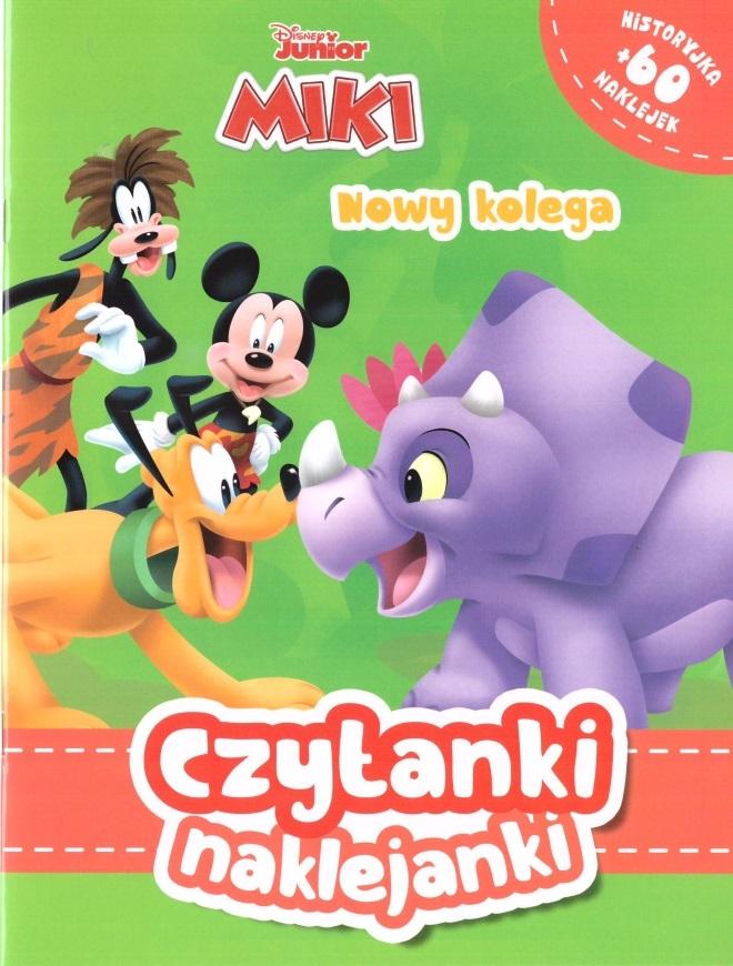 Disney Junior Miki Nowy kolega Czytanki naklejanki