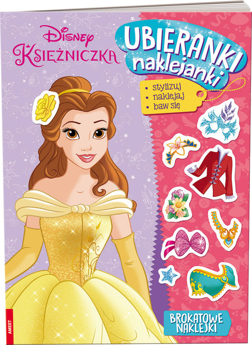 Disney Księżniczka Ubieranki naklejanki