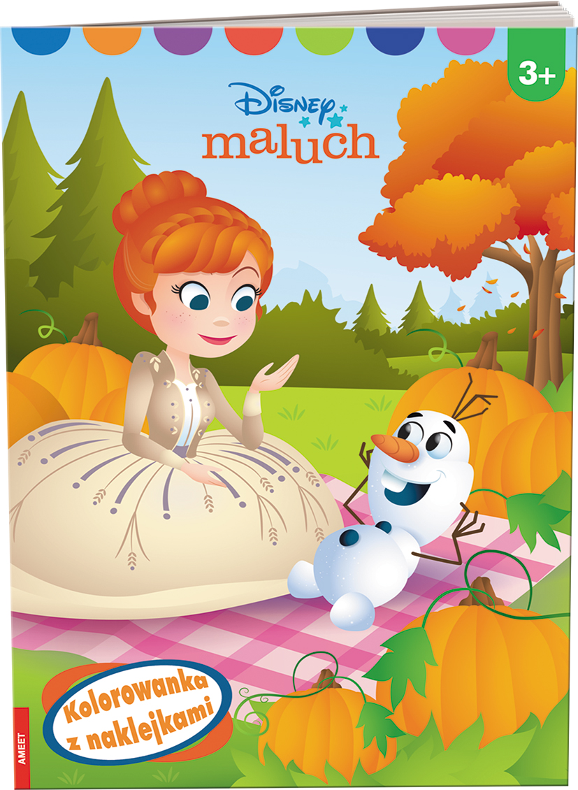 Disney Maluch Kolorowanka z naklejkami