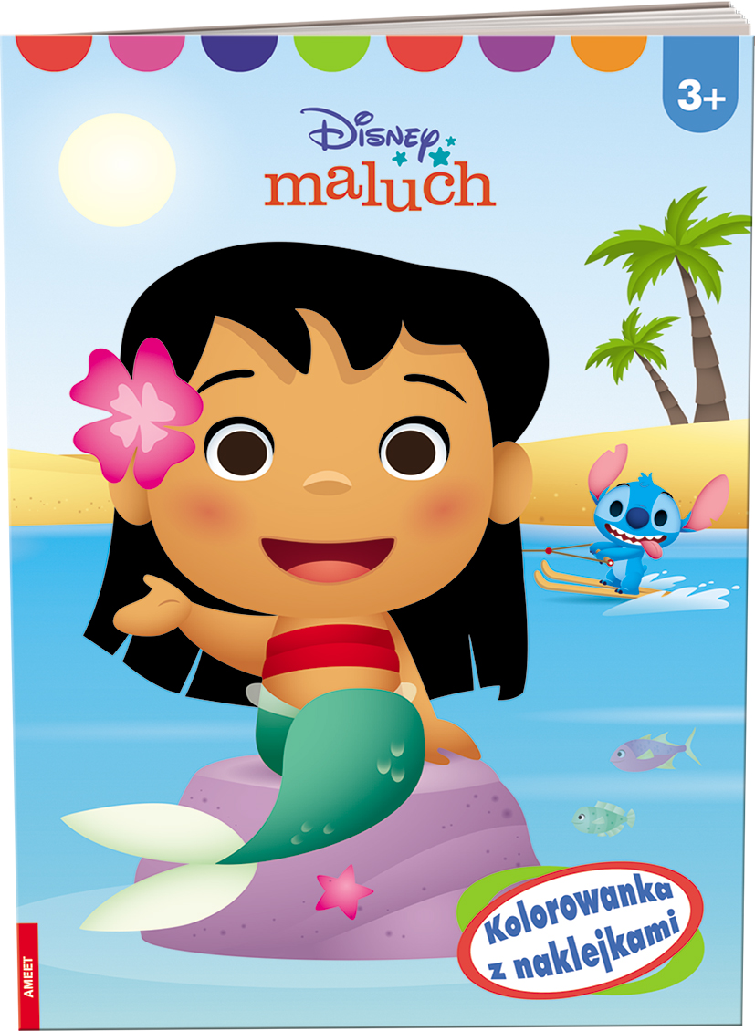 Disney Maluch Kolorowanka z naklejkami