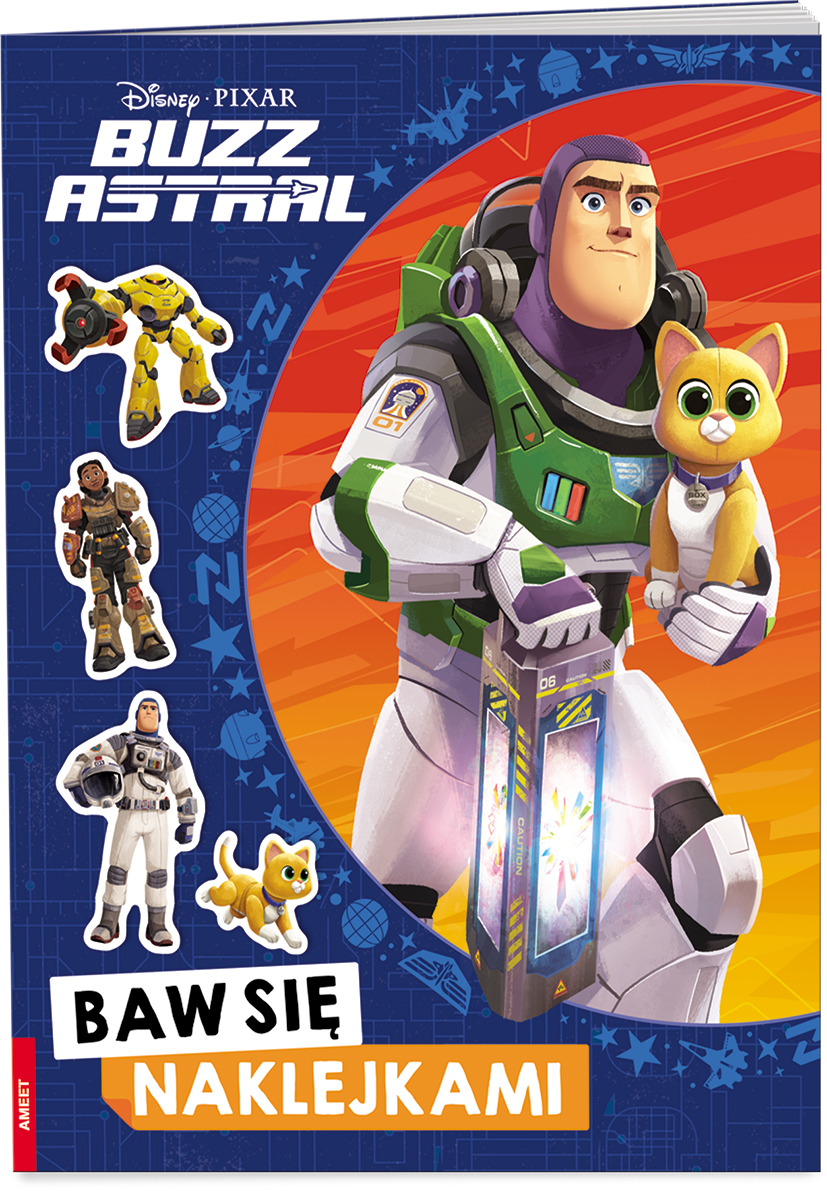 Disney Pixar Buzz Astral Baw się naklejkami