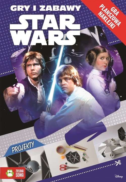 Disney Star Wars. Gry i zabawy + gra planszowa, naklejki