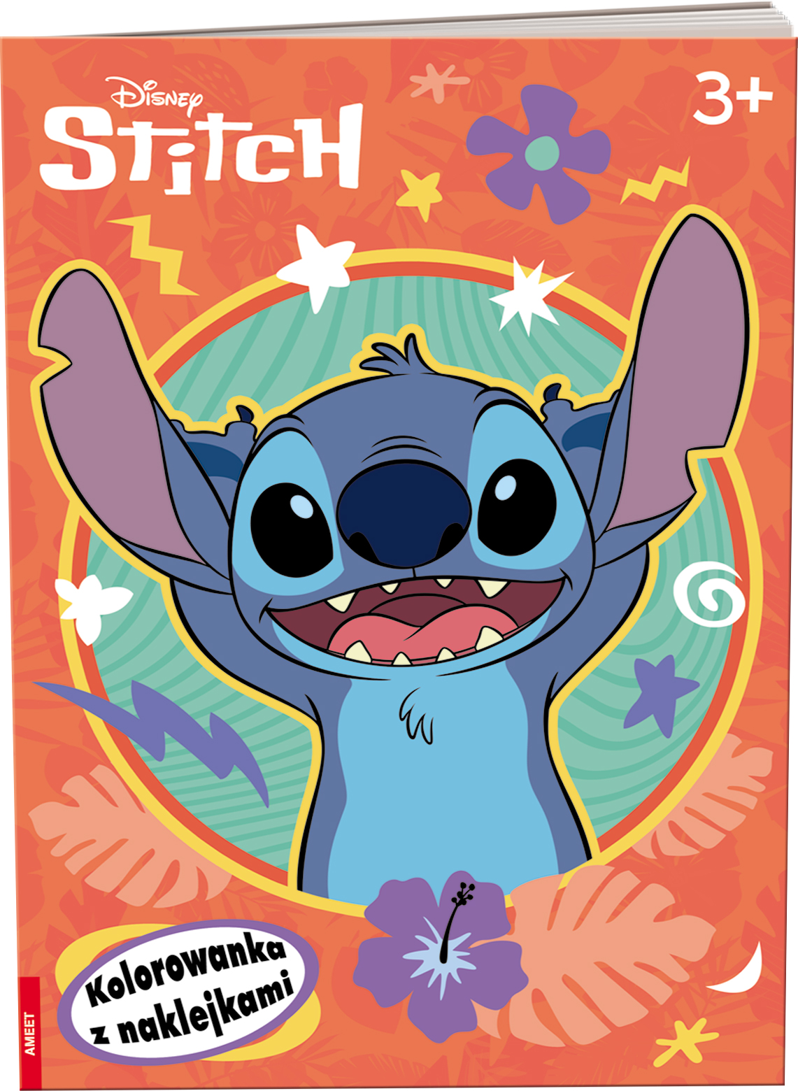 Disney Stitch Kolorowanka z naklejkami