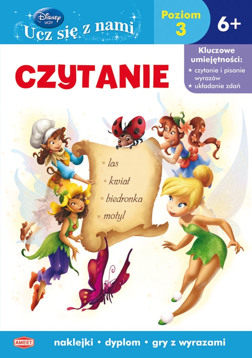 Disney ucz się z nami. Disney Wróżki. Czytanie