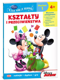 Disney Ucz się z nami Klub Przyjaciół Myszki Miki Kształty i przeciwieństwa