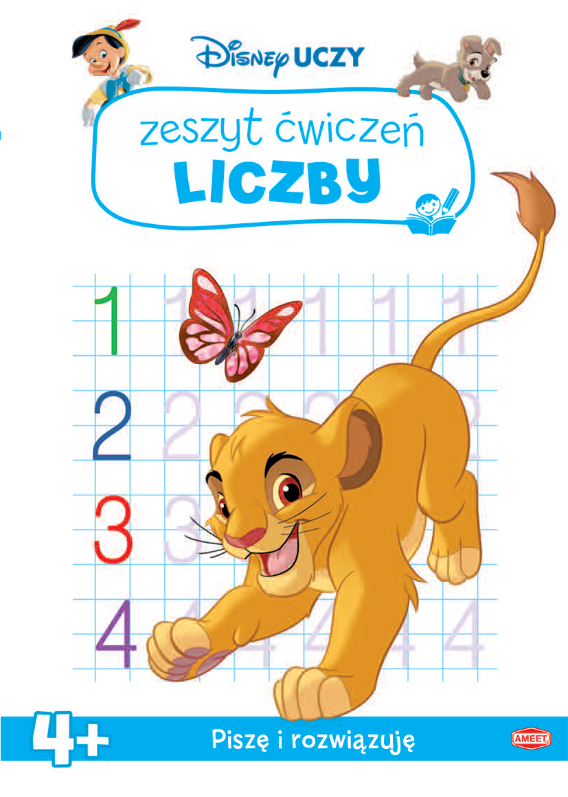 Disney Uczy classic Zeszyt ćwiczeń Liczby