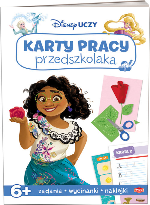 Disney Uczy Karty pracy przedszkolaka 6 lat