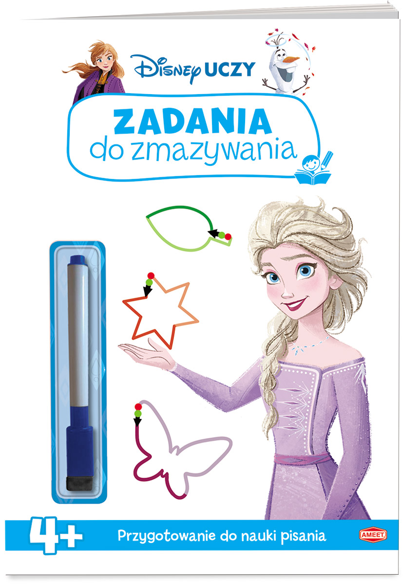 Disney uczy Kraina Lodu 2 Zadania do zmazywania
