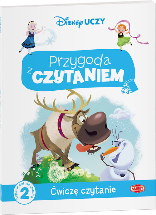 Disney Uczy Kraina Lodu Przygoda z czytaniem Ćwiczę czytanie