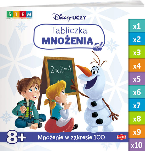 Disney Uczy Kraina Lodu Tabliczka mnożenia