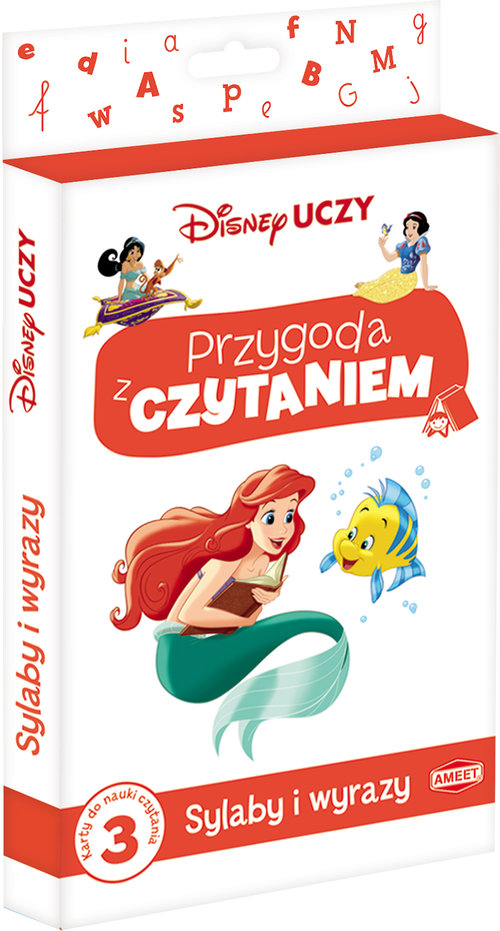 Disney Uczy Księżniczka Przygoda z czytaniem Sylaby i wyrazy