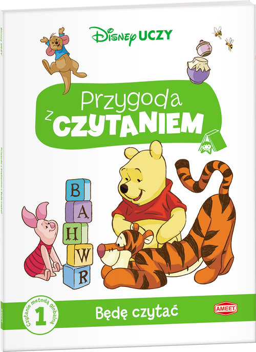 Disney uczy Kubuś i Przyjaciele Przygoda z czytaniem Będę czytać