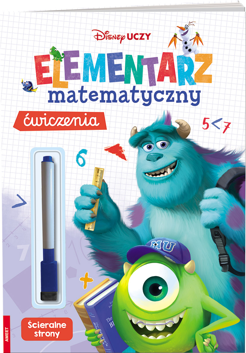 Disney uczy mix Elementarz matematyczny Ćwiczenia