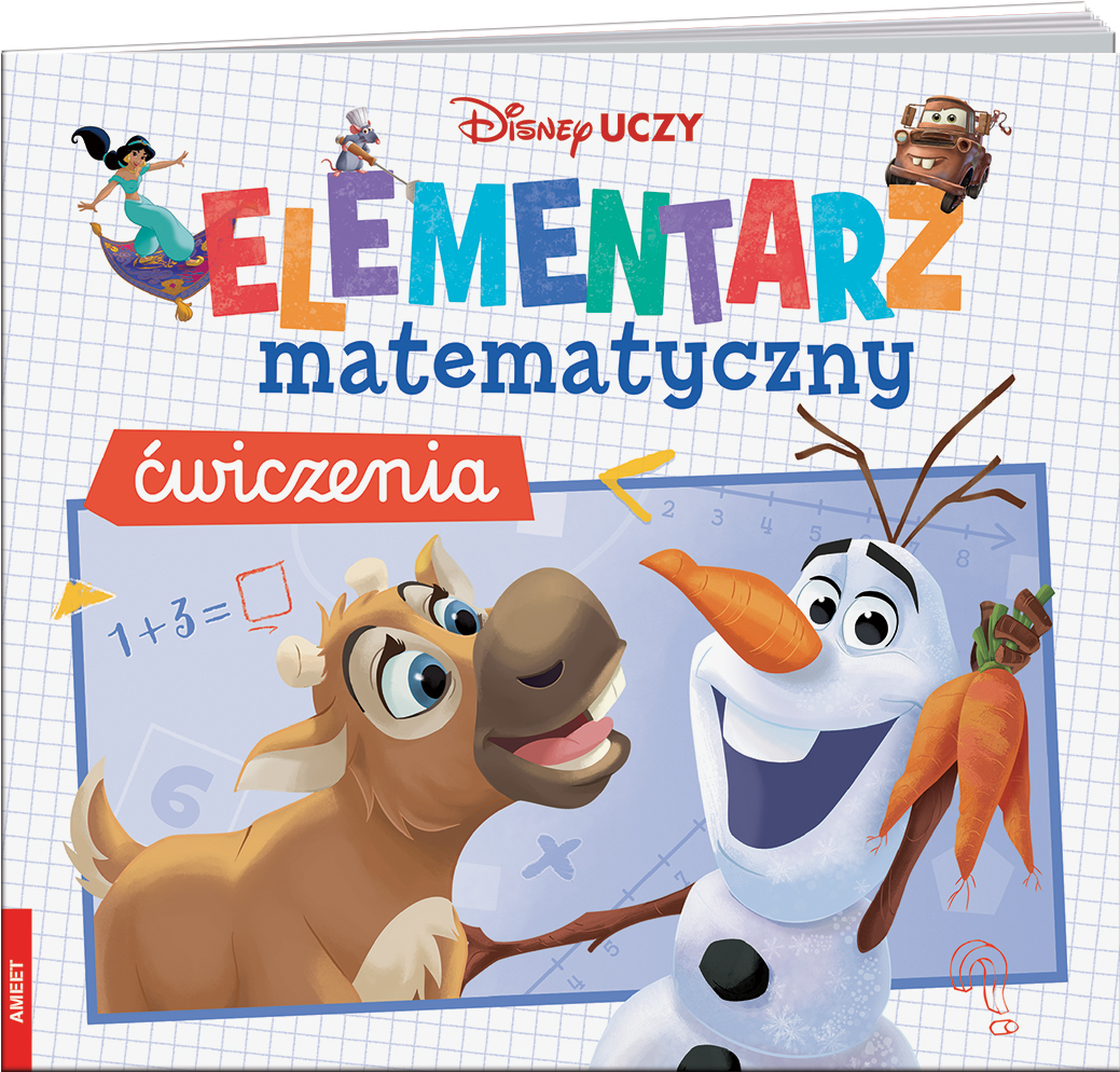 Disney Uczy mix Elementarz matematyczny ćwiczenia