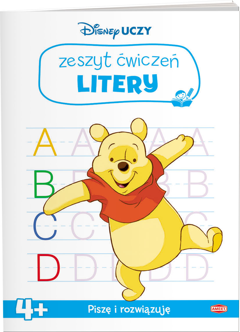 Disney Uczy Zeszyt ćwiczeń Litery
