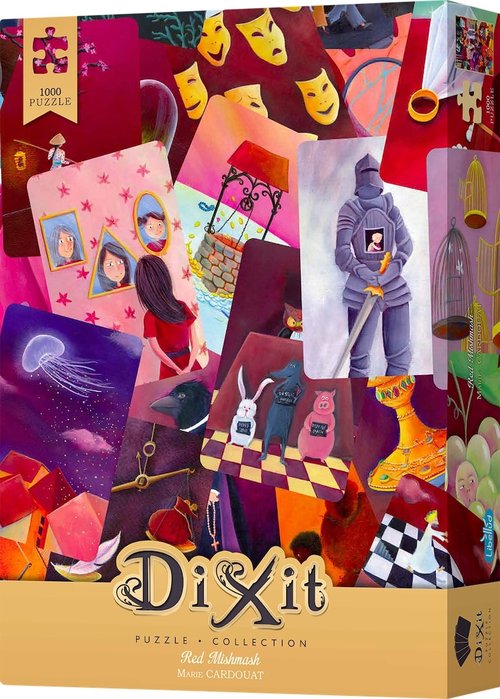 Dixit: Puzzle - Red MishMash 1000 elementów