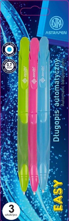 Długopis automatyczny Simple 3 sztuki